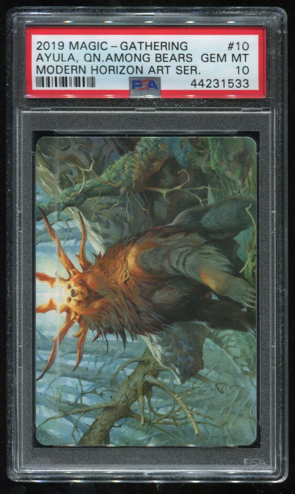 MTG Magic 2019 Modern Horizon Art Series Ayula Queen Among Bears #10 PSA 10 Gem