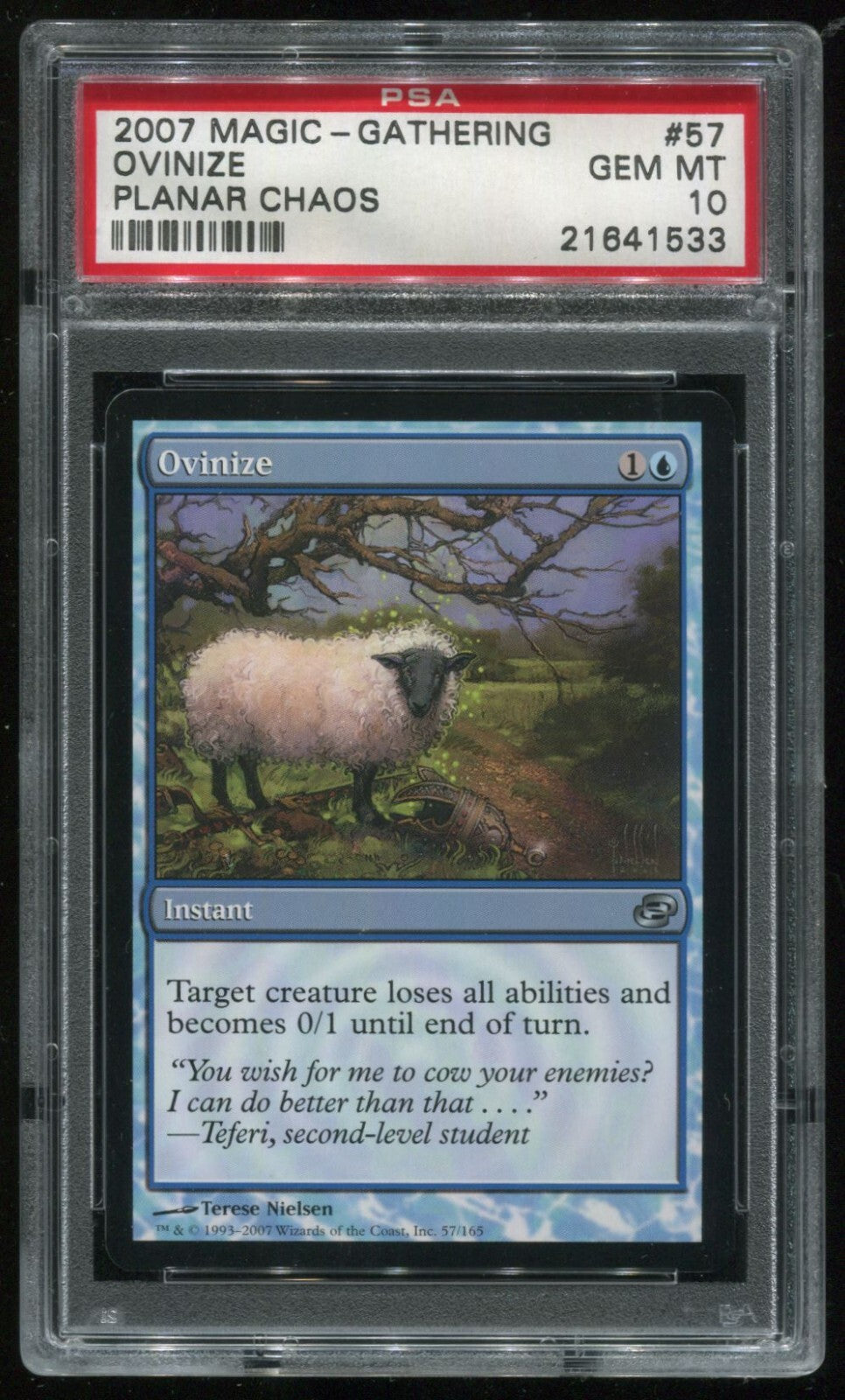 MTG Magic 2007 Planar Chaos Ovinize #57 PSA 10 Gem Mint