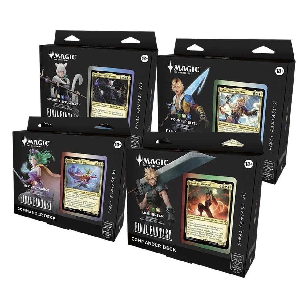 MTG Magic The Gathering Final Fantasy Commander Deck Bundle NEW SEALED