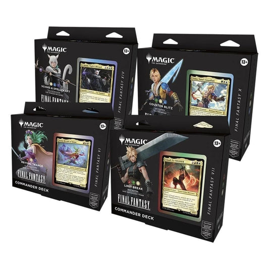 MTG Magic The Gathering Final Fantasy Commander Deck Bundle NEW SEALED