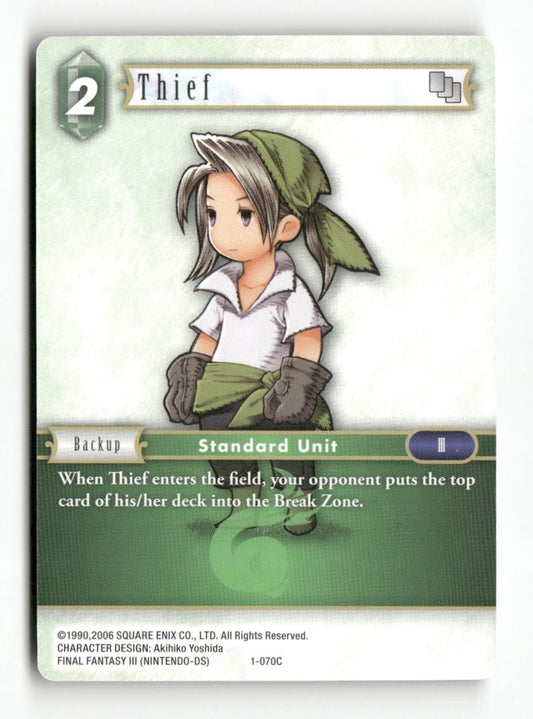 Thief (Luneth) 1-070C Common Opus I Final Fantasy Near Mint