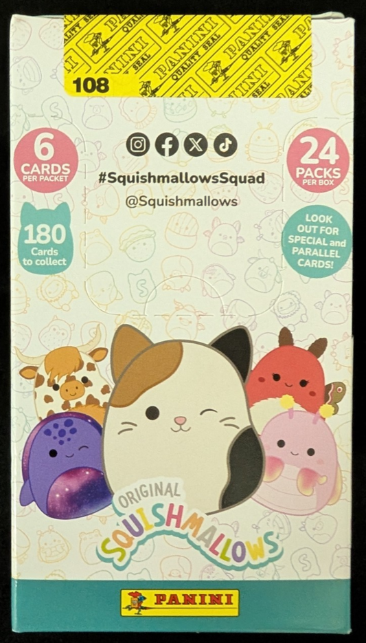 Panini Original Squishmallow Trading Card Booster Box 24 Packs