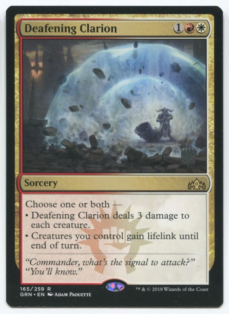 MTG Magic GRN Deafening Clarion #165 Near Mint
