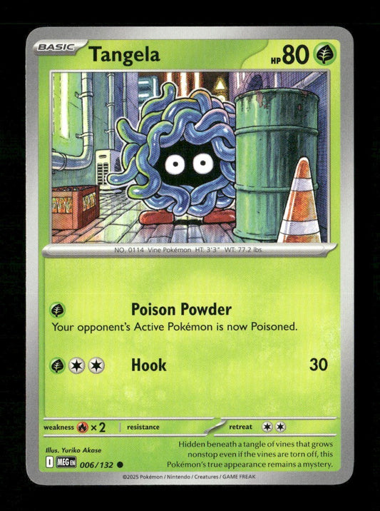 Tangela #006/132 Normal Pokemon Mega Evolution