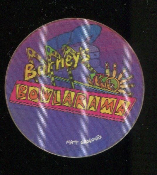Tazo Simpsons Magic Motion Barney #158