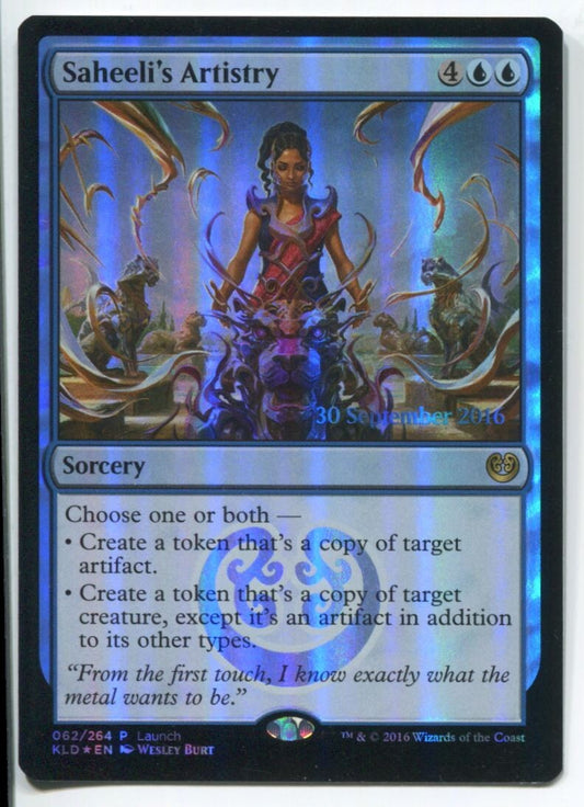 MTG Magic KLD Saheeli's Artistry 30 September 2016 Foil #62 Near Mint