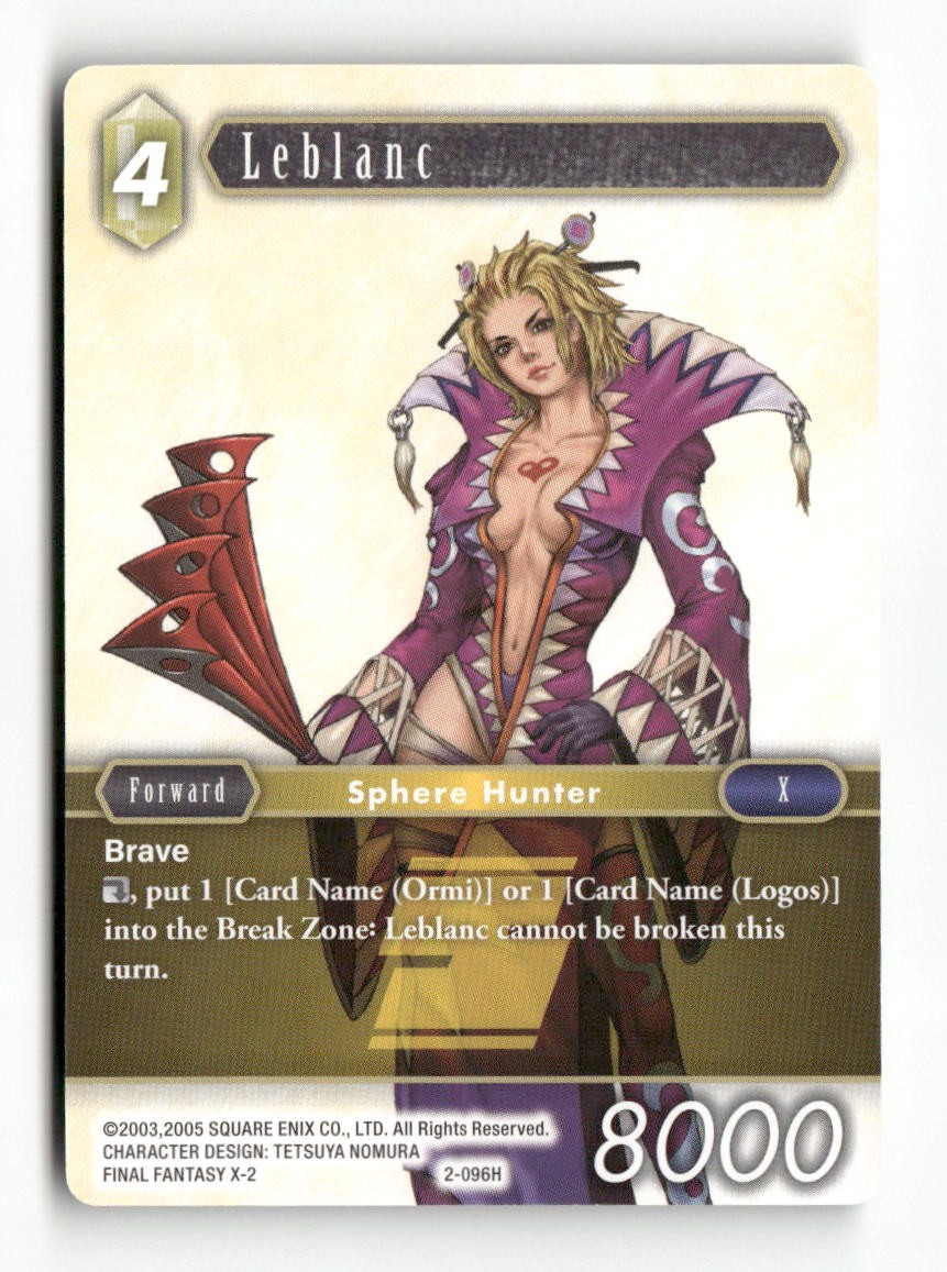 Leblanc 2-096H Hero Opus II Final Fantasy Near Mint