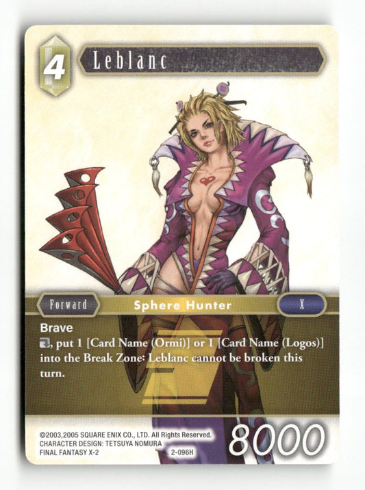 Leblanc 2-096H Hero Opus II Final Fantasy Near Mint