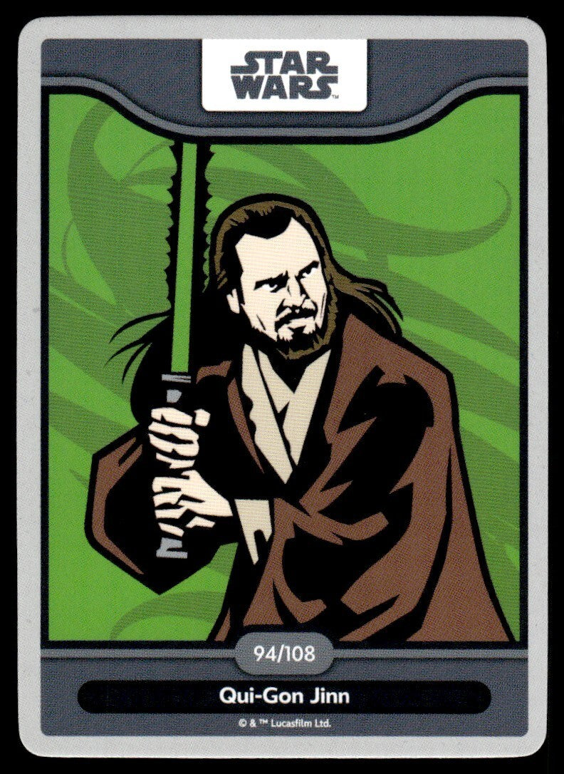 Worlds of Wonder Star Wars Qui-Gon Jinn #94 Near Mint