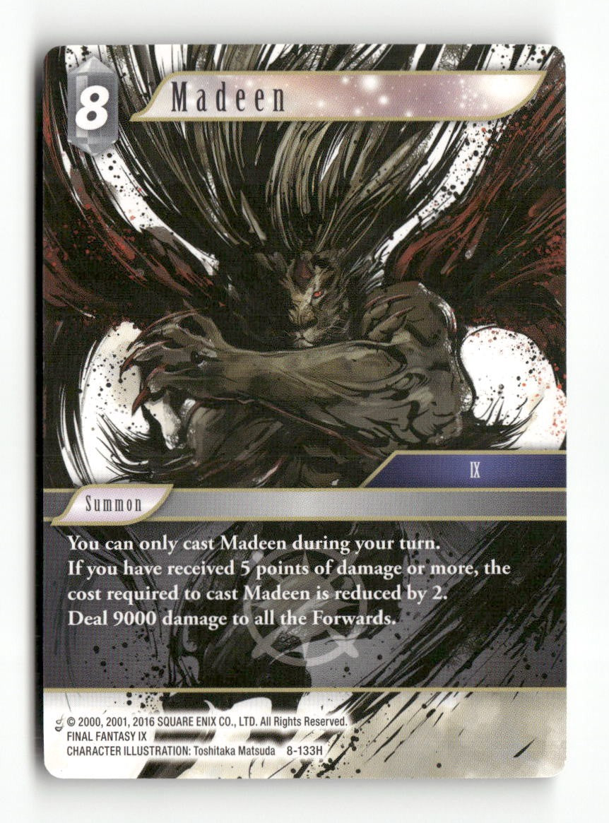 Madeen 8-133H Hero Opus VIII Final Fantasy Near Mint