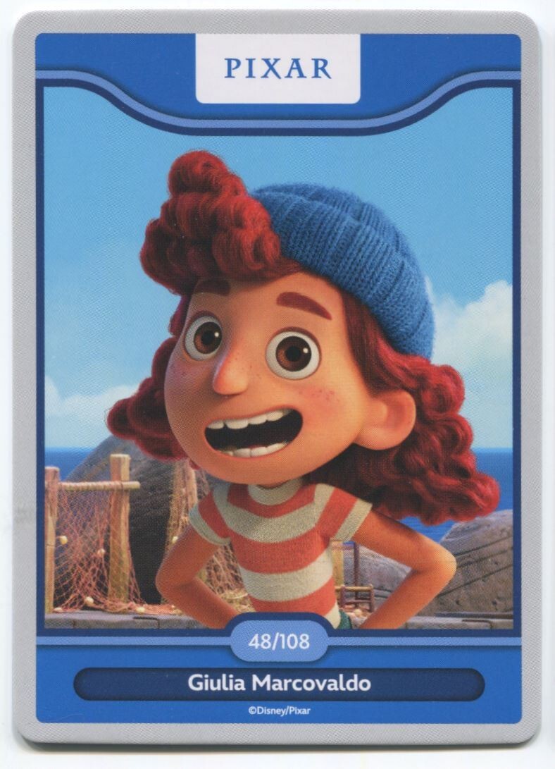 Worlds of Wonder Pixar Guilia Marcovaldo #48 Near Mint