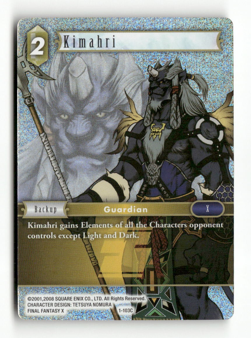 Kimahri (Common) 1-103C Common Opus I Final Fantasy Foil Near Mint
