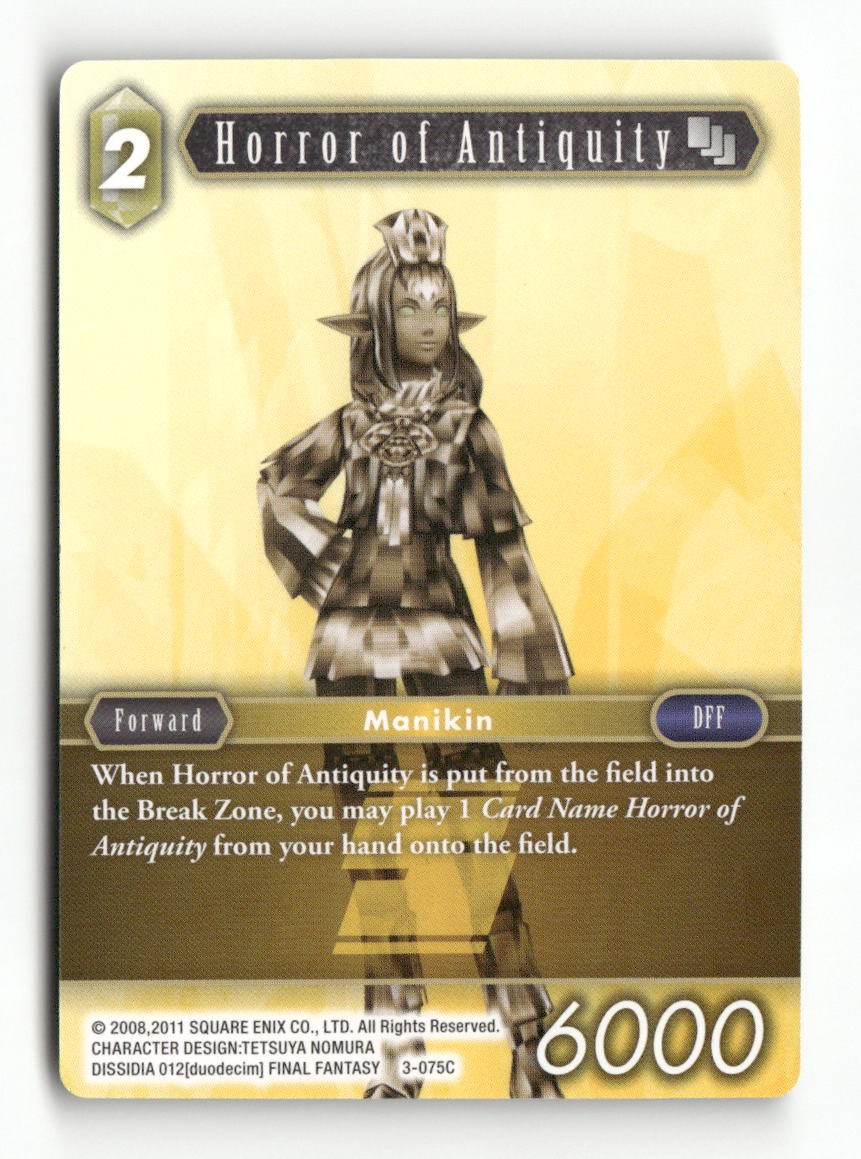 Horror of Antiquity 3-075C Common Opus III Final Fantasy Near Mint