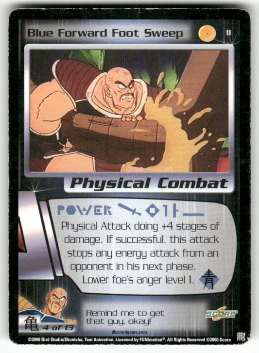 Dragon Ball Z Score Blue Forward Foot Sweep #11 Very Good