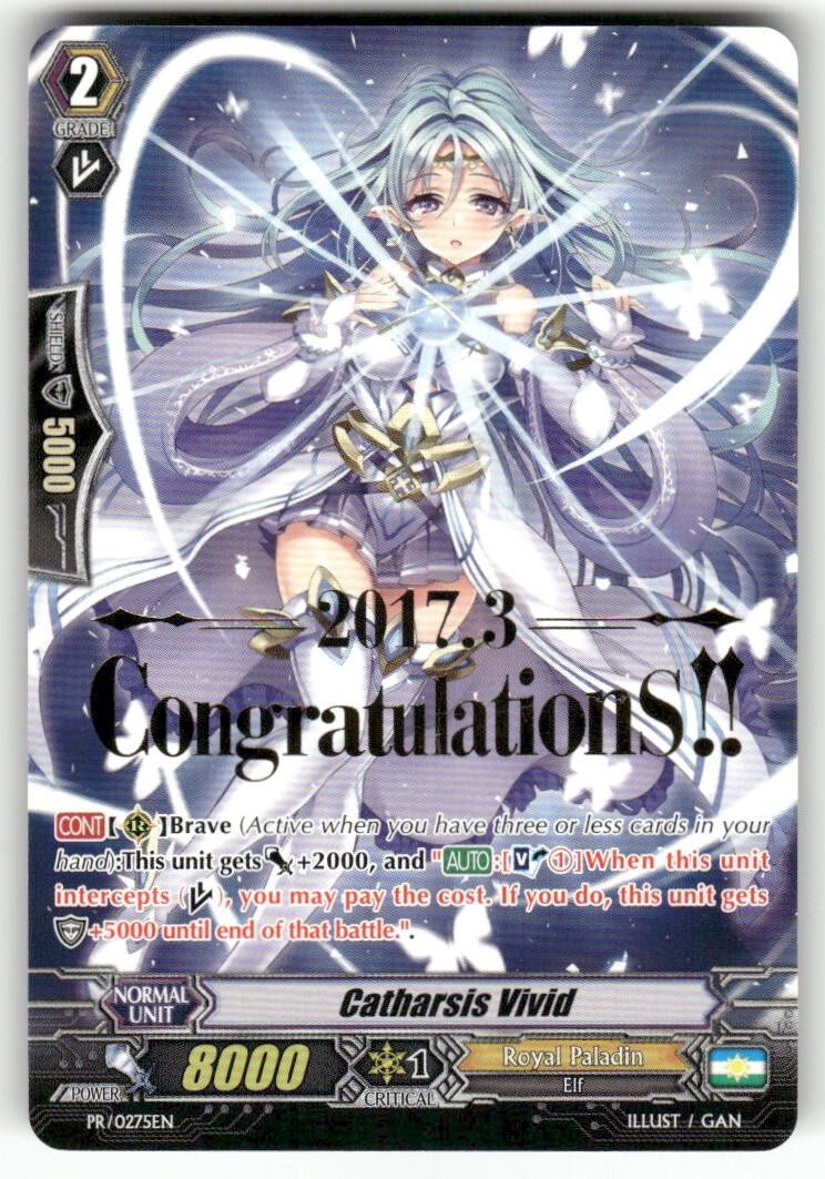 Cardfight Vanguard Catharsis Vivid (Hot Stamped) #PR/0275EN PR