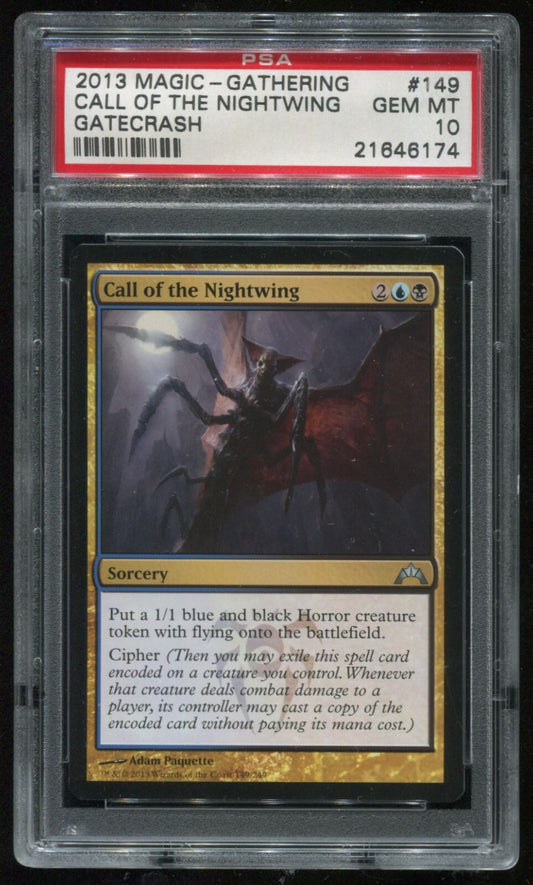 MTG Magic 2013 Gatecrash Call Of The Nightwing #149 PSA 10 Gem Mint
