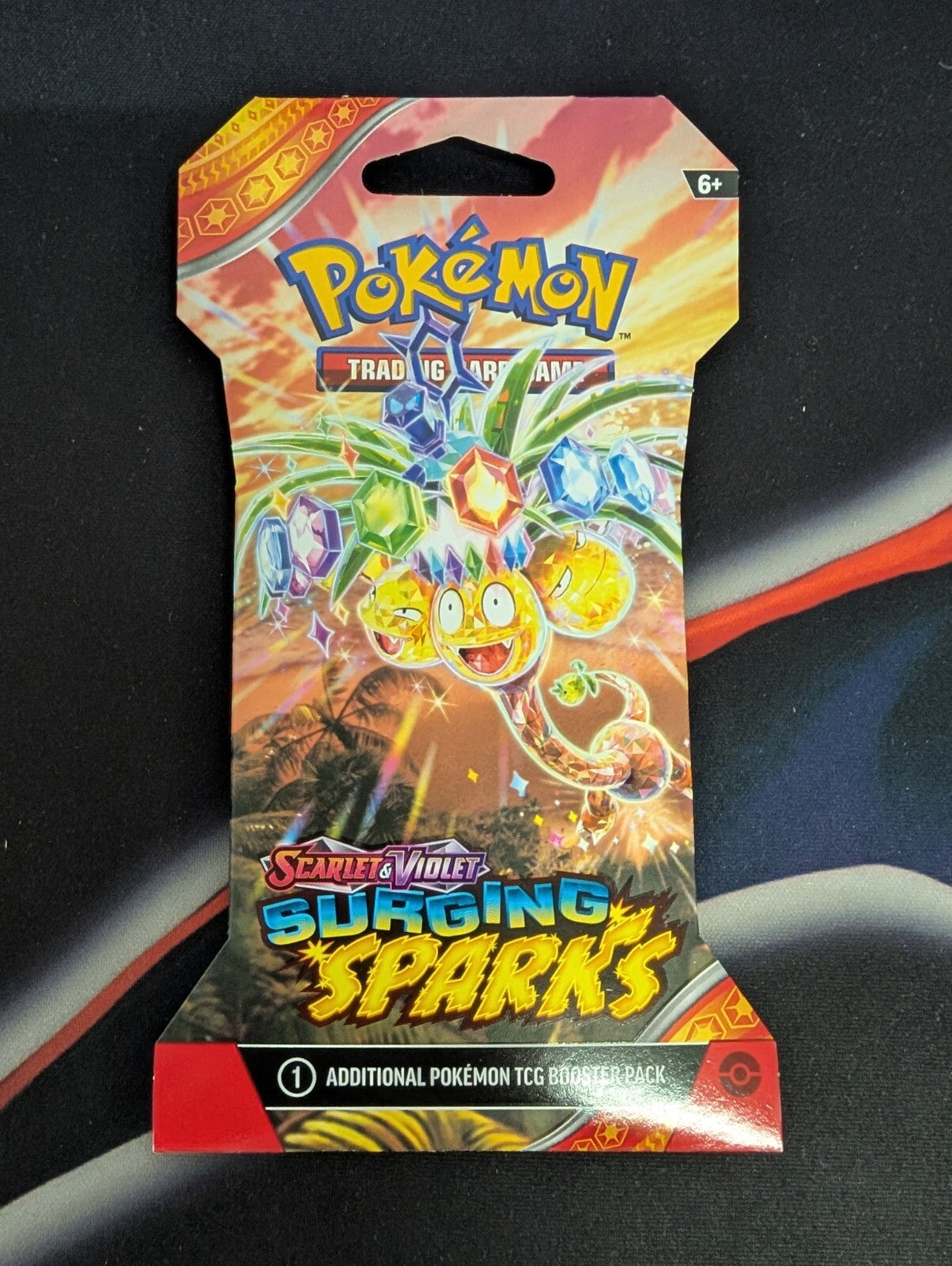 Pokemon TCG Surging Sparks Sleeved Booster Pack Blister NEW SEALED (1 PACK)