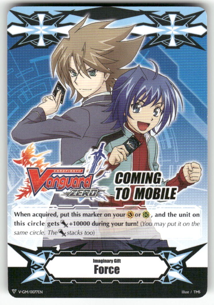 Cardfight Vanguard Imaginary Gift Force Cardfight! Vanguard Zero #V-GM/0077EN PR