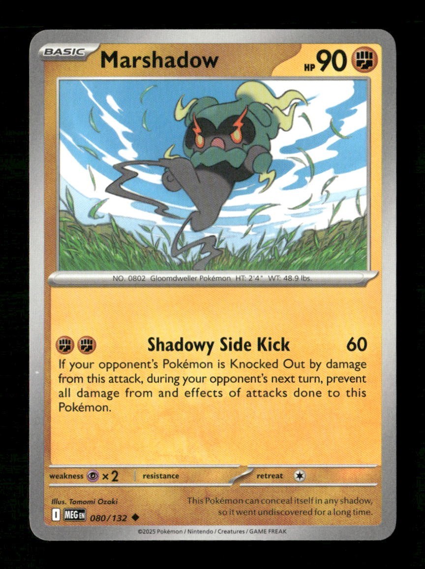Marshadow #080/132 Normal Pokemon Mega Evolution