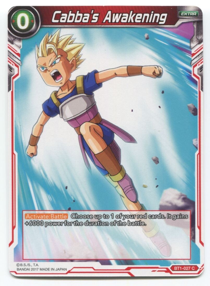 DBS Dragon Ball Super Cabba's Awakening #BT1-027 C Near Mint