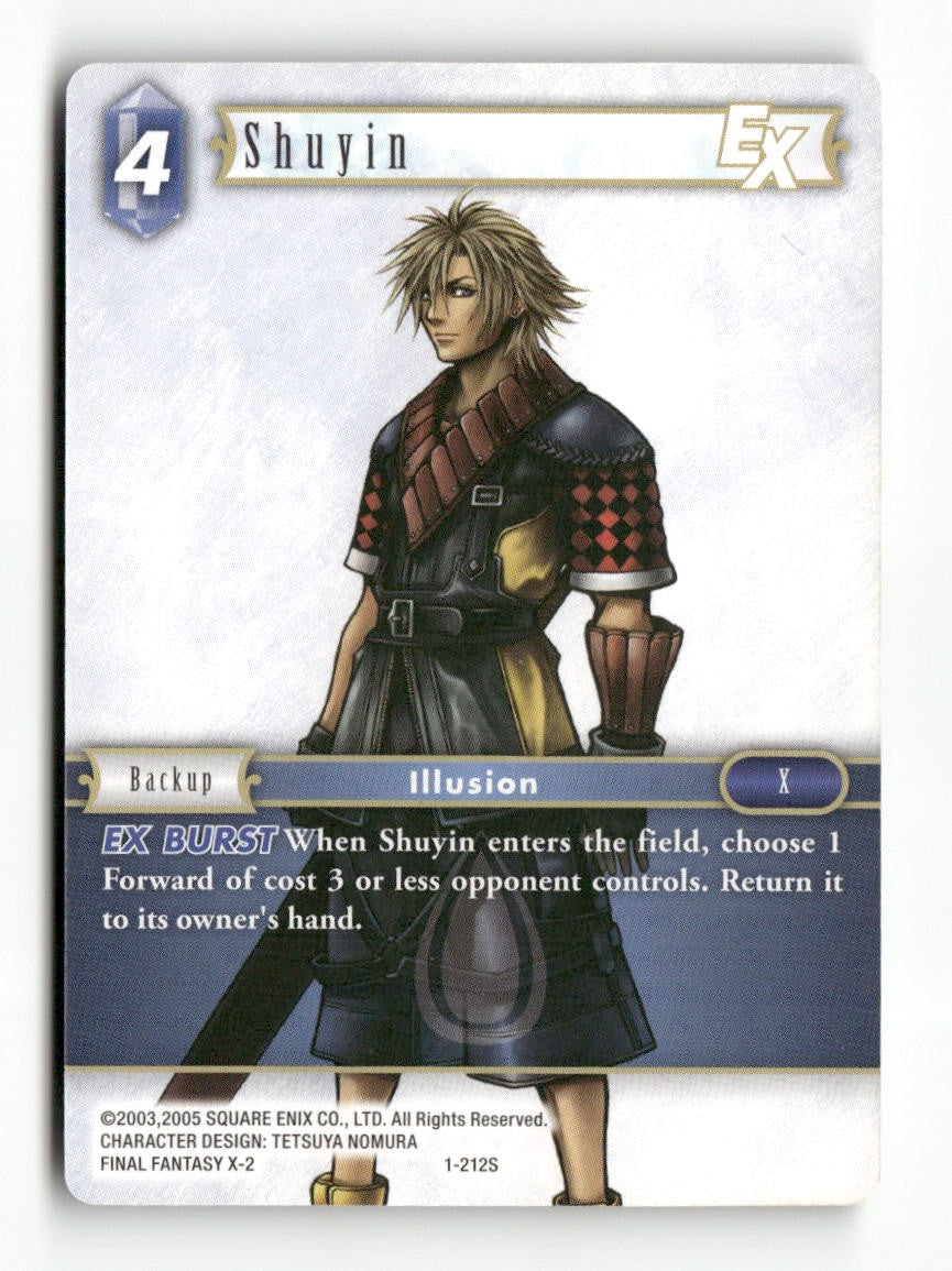 Shuyin EX 1-212S Starter Opus I Final Fantasy Near Mint