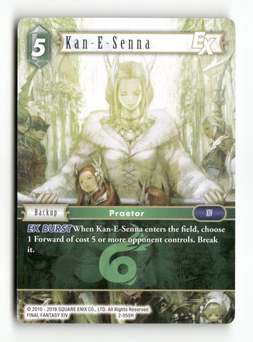 Kan-E-Senna EX 2-055H Hero Opus II Final Fantasy Near Mint