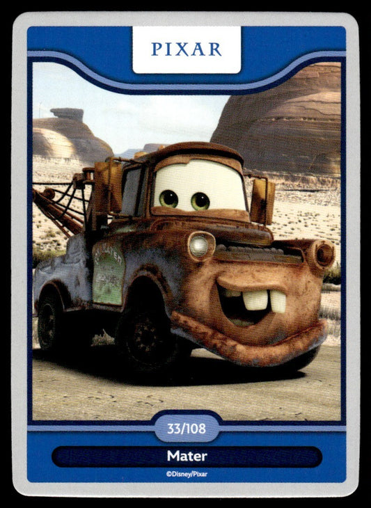 Worlds of Wonder Pixar Mater #33 Near Mint