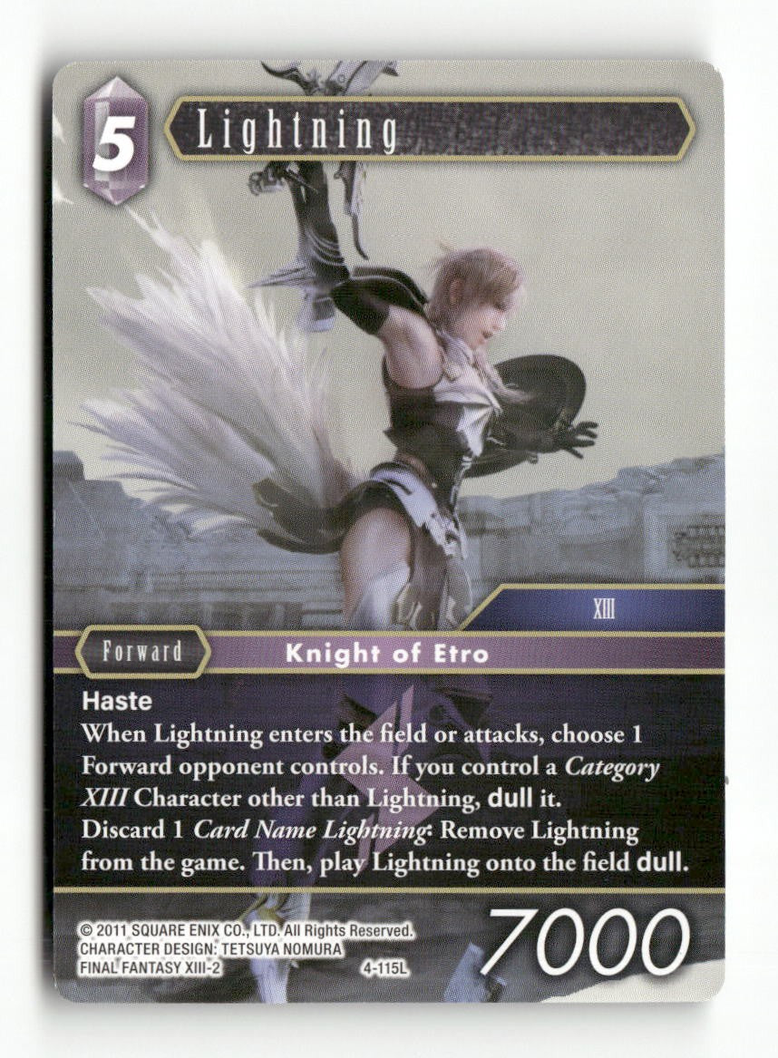 Lightning 4-115L Legend Opus IV Final Fantasy Near Mint