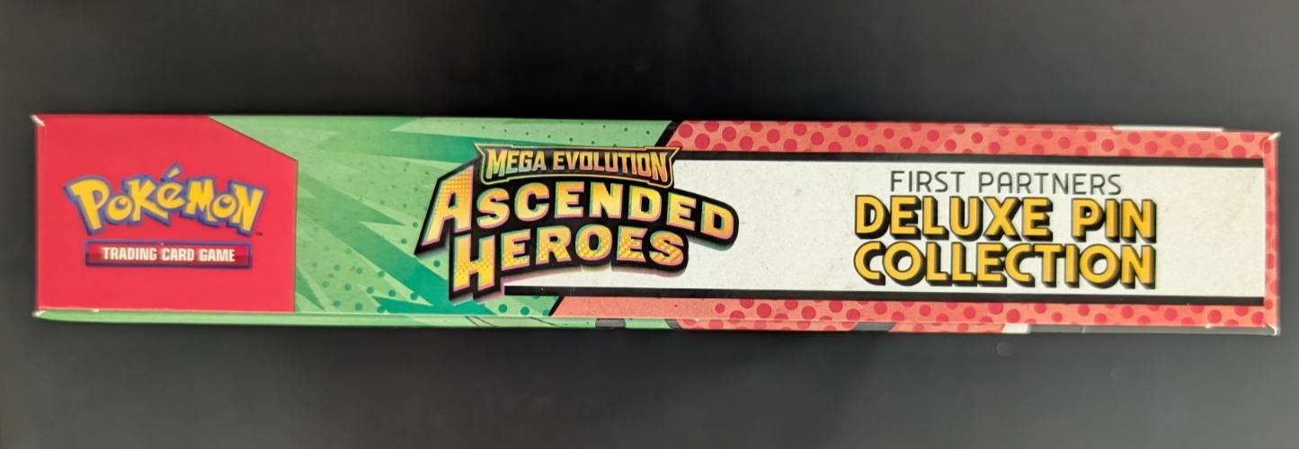 Ascended Heroes First Partners Deluxe Pin Collection Pokemon TCG SEALED