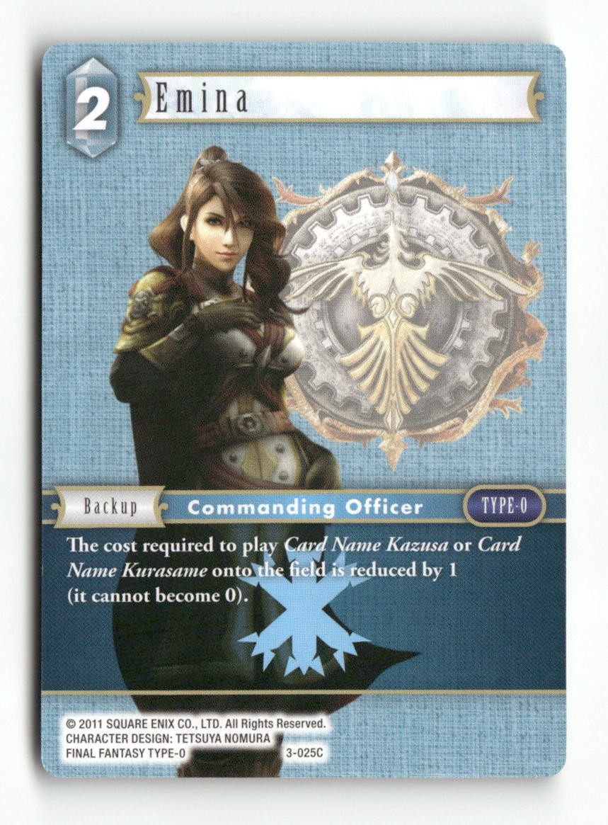 Emina 3-025C Common Opus III Final Fantasy Near Mint
