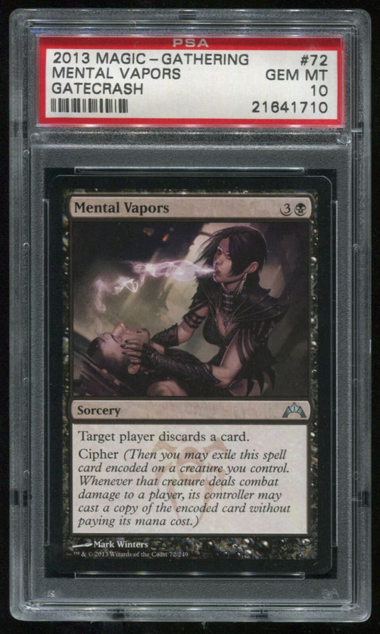 MTG Magic 2013 Gatecrash Mental Vapors #72 PSA 10 Gem Mint
