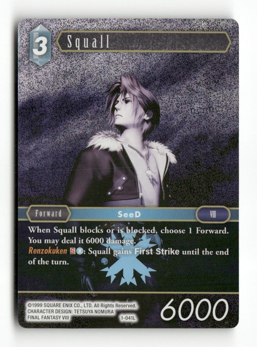 Squall (Legend) 1-041L Legend Opus I Final Fantasy Foil Near Mint WAVE 1