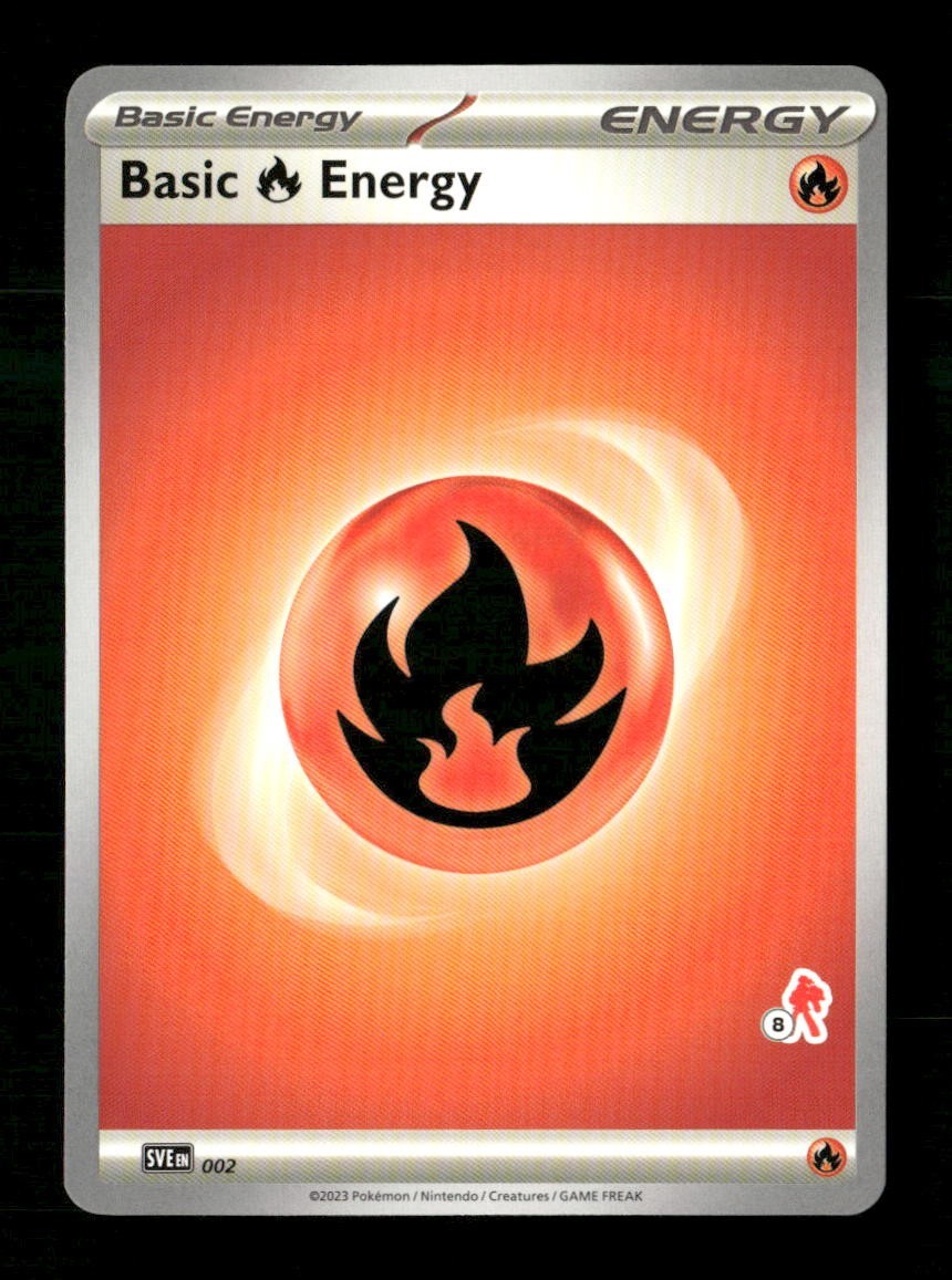 Basic Fire Energy 8 #2 Pokemon Battle Academy 2024