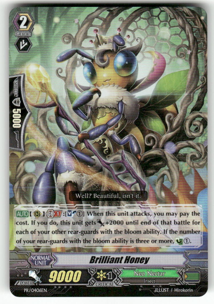 Cardfight Vanguard Brilliant Honey #PR/0406EN PR