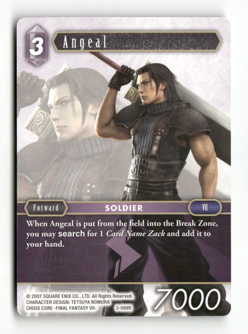 Angeal 3-098R Rare Opus III Final Fantasy Near Mint