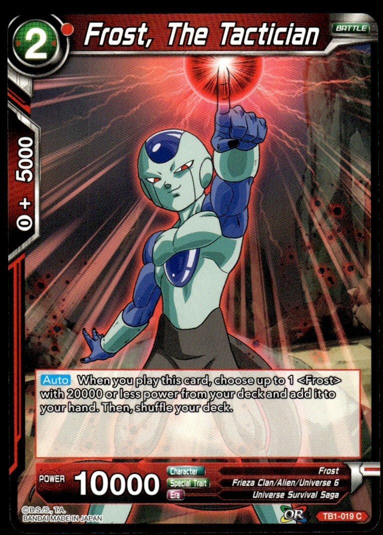 Dragon Ball Super Frost The Tactician #TB1-019 C Near Mint