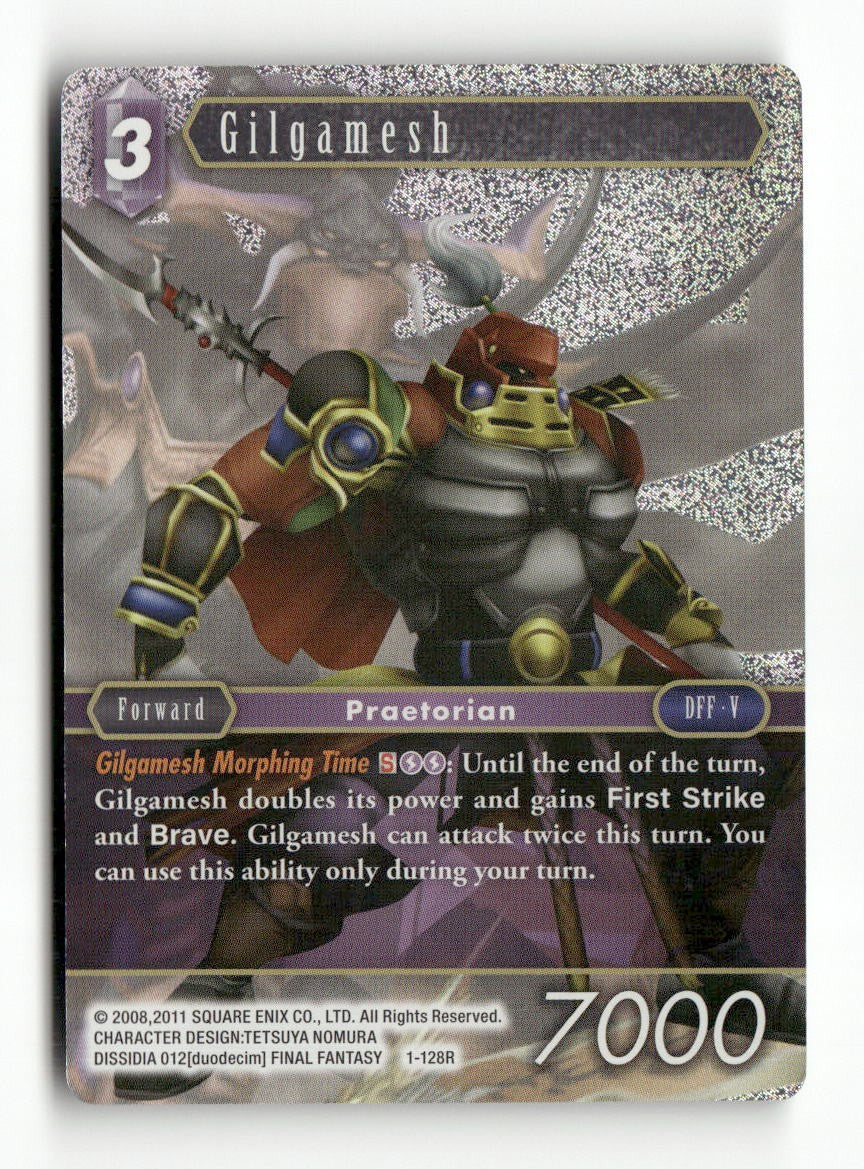 Gilgamesh (Rare) 1-128R Rare Opus I Final Fantasy Foil Near Mint WAVE 1