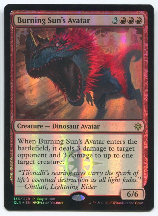 MTG Magic XLN Burning Sun's Avatar Foil #135 Near Mint