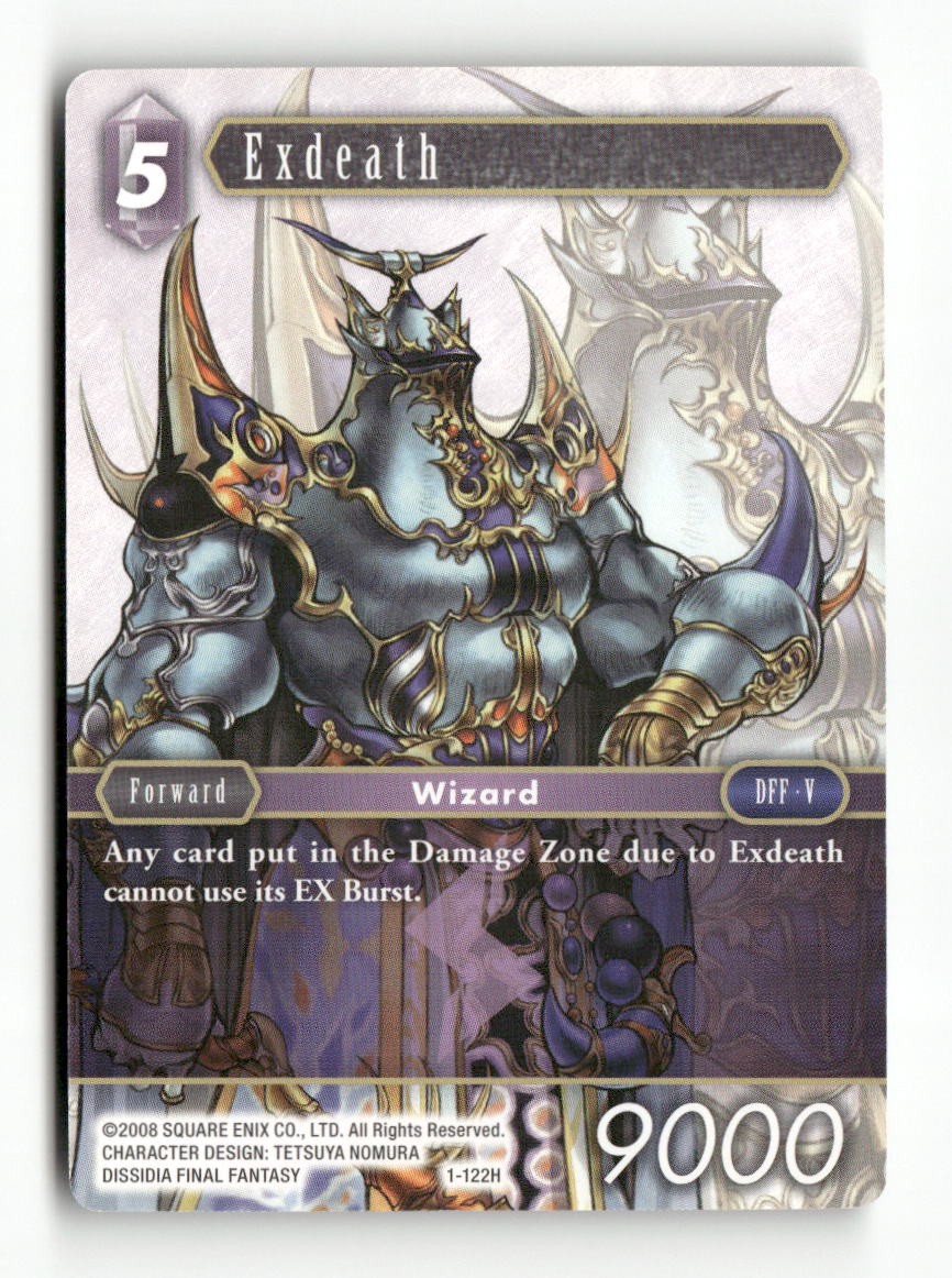 Exdeath 1-122H Hero Opus I Final Fantasy Near Mint