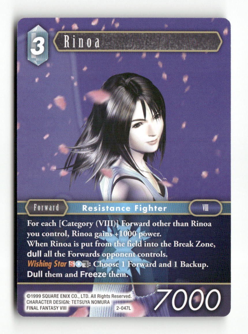 Rinoa (Legend) 2-047L Legend Opus II Final Fantasy Near Mint