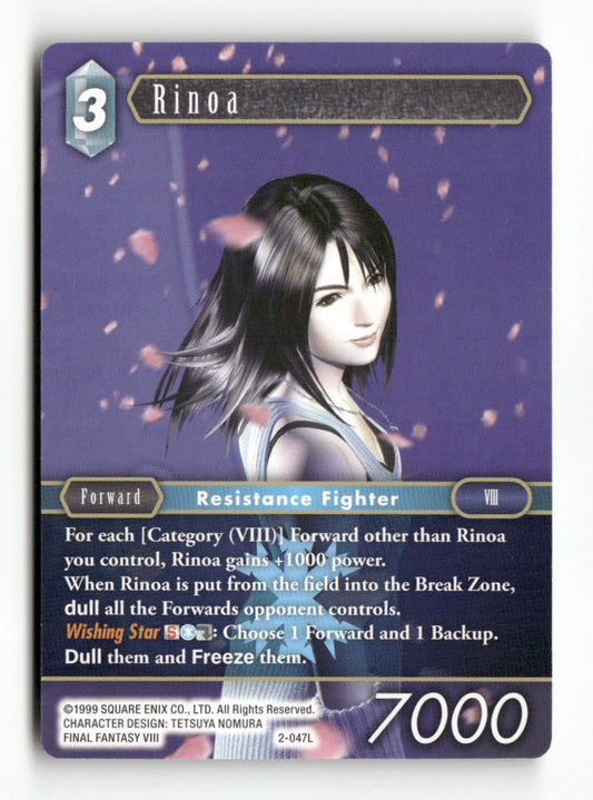Rinoa (Legend) 2-047L Legend Opus II Final Fantasy Near Mint