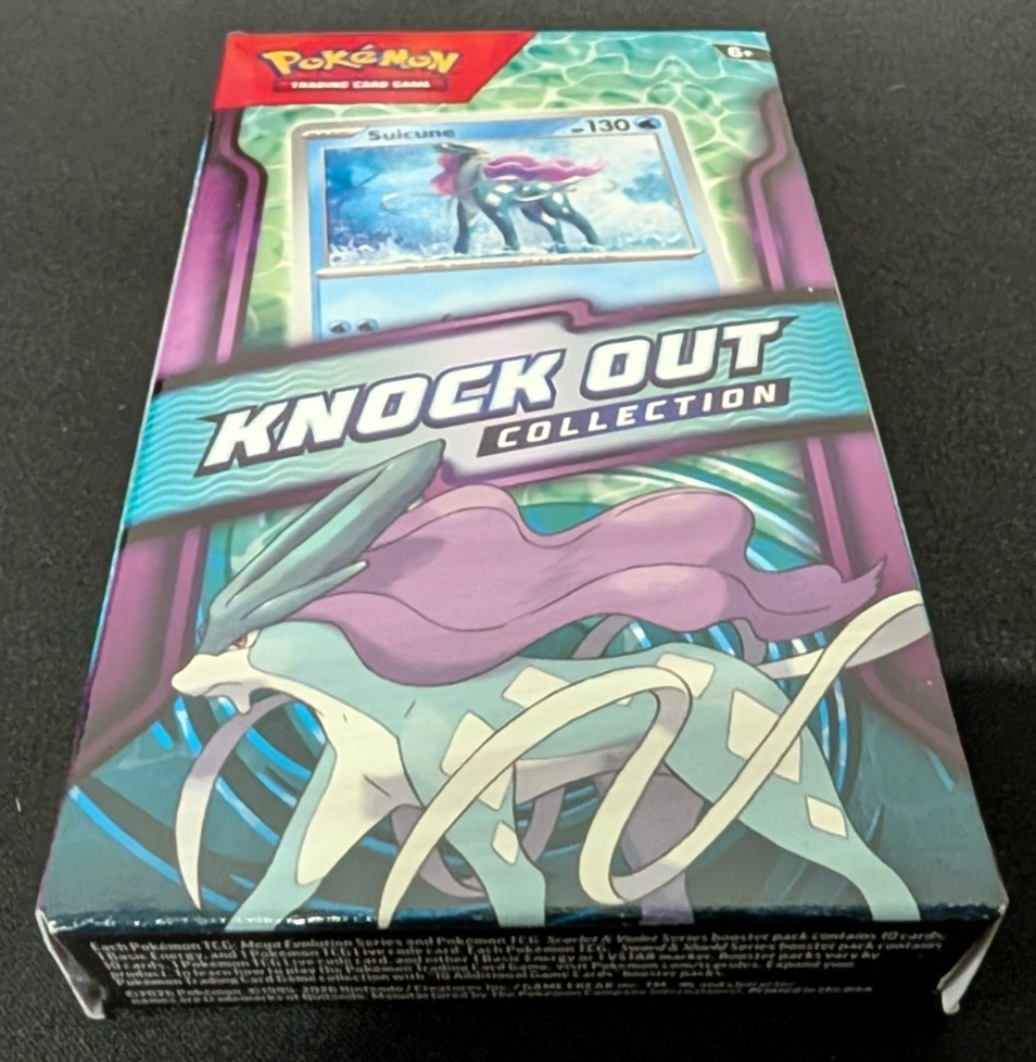 Knock Out Collection 2 Pack Inc Sticker Box Suicune Card Pokemon TCG