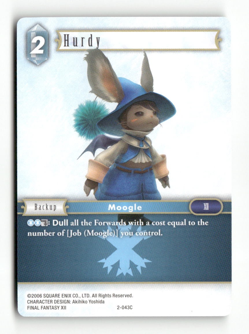 Hurdy 2-043C Common Opus II Final Fantasy Near Mint