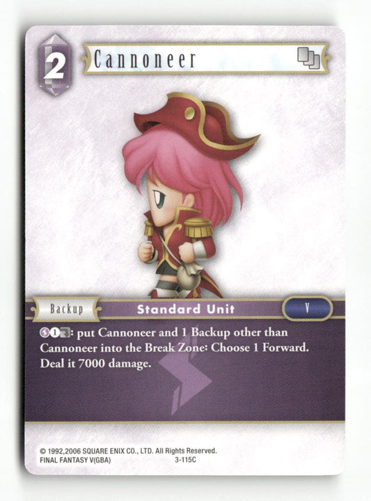Cannoneer (3-115C) 3-115C Common Opus III Final Fantasy Near Mint