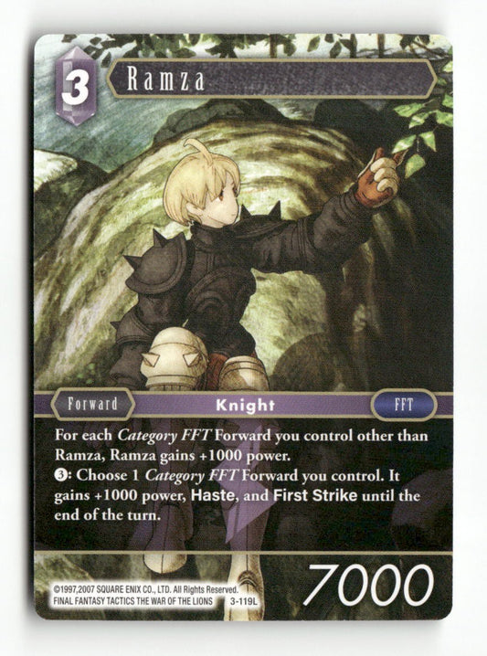Ramza 3-119L Legend Opus III Final Fantasy Near Mint