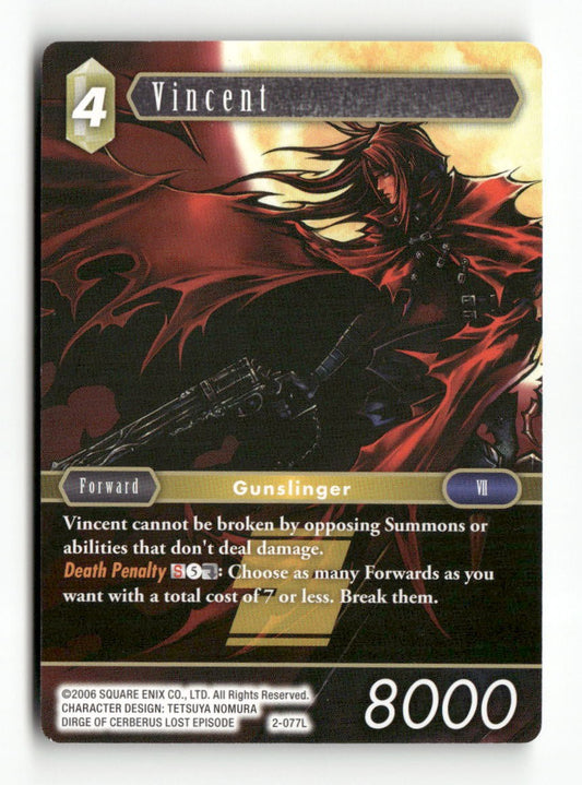 Vincent (Legend) 2-077L Legend Opus II Final Fantasy Near Mint