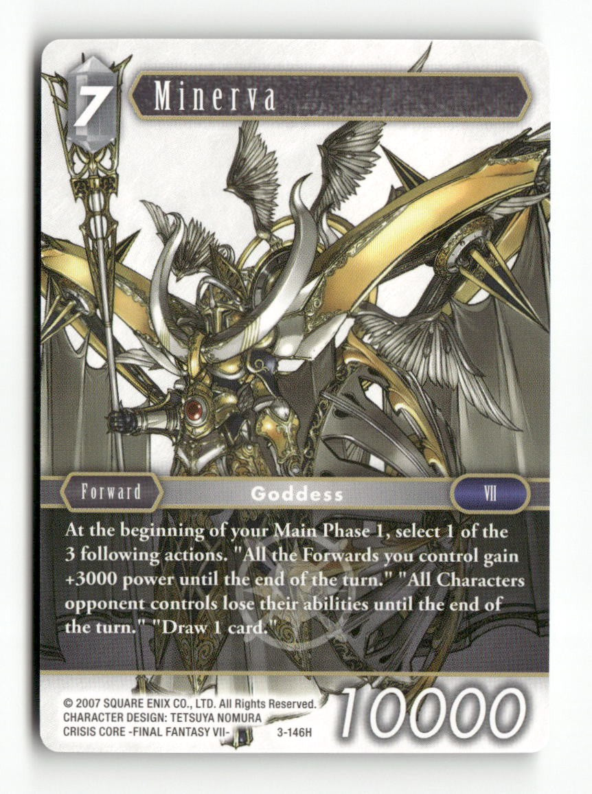 Minerva 3-146H Hero Opus III Final Fantasy Near Mint