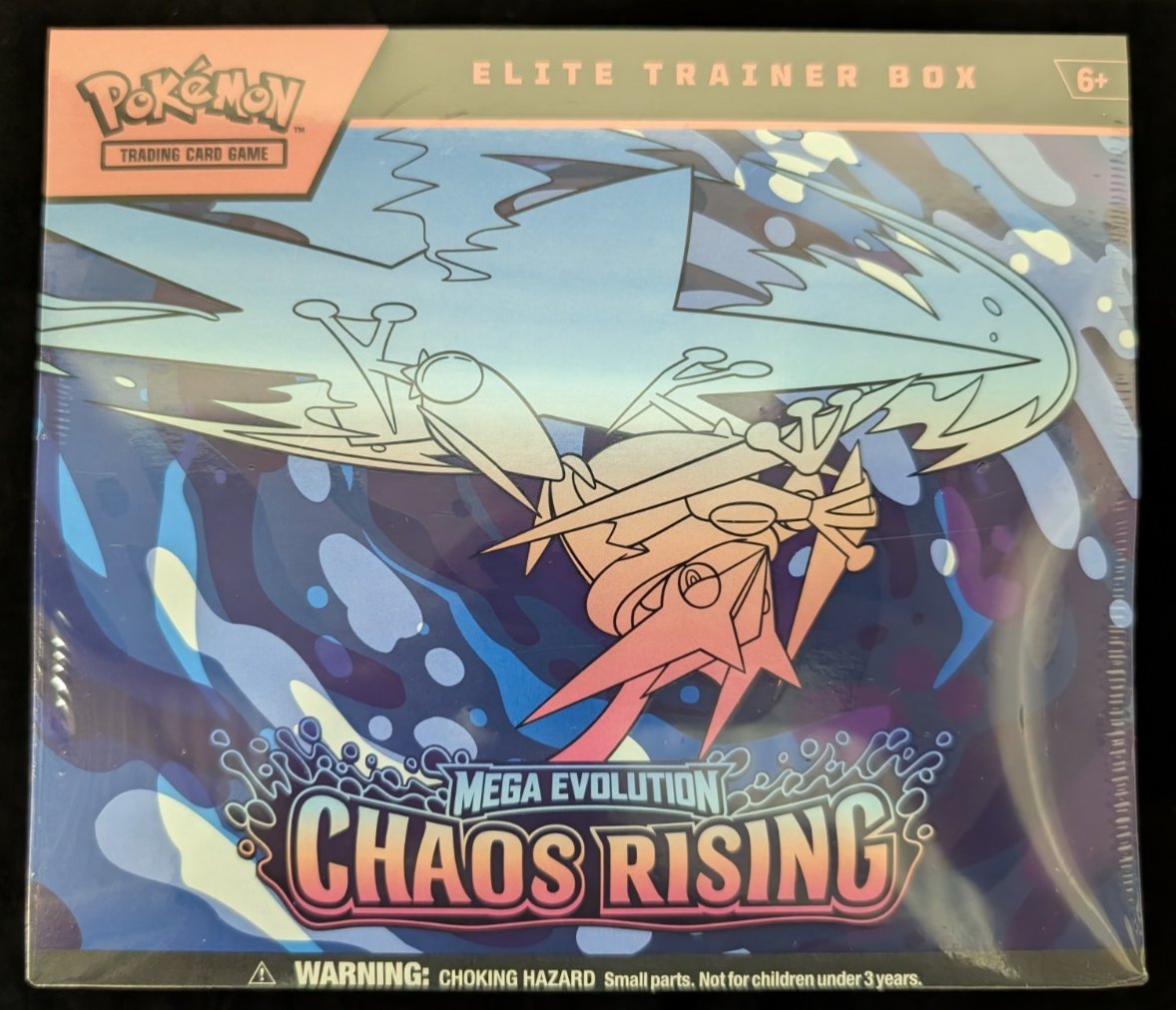 Mega Evolution Chaos Rising ETB Elite Trainer Box NEW SEALED Pokemon TCG