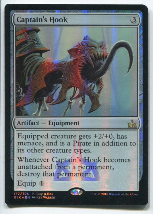 MTG Magic RIX Captain's Hook Foil #177 Near Mint