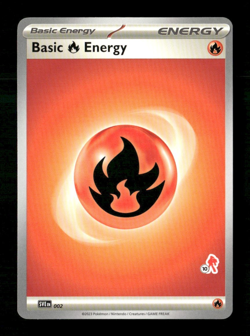 Basic Fire Energy 10 #2 Pokemon Battle Academy 2024
